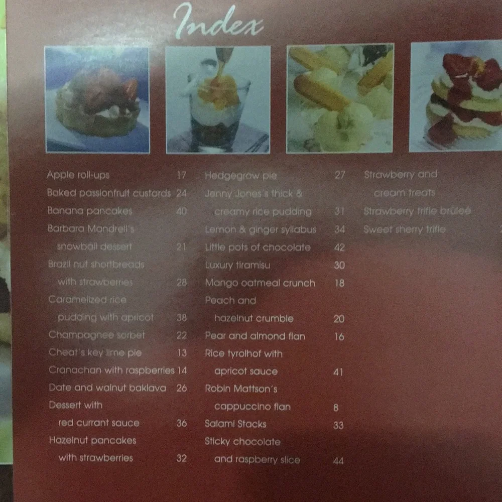 Mini recipe collection books